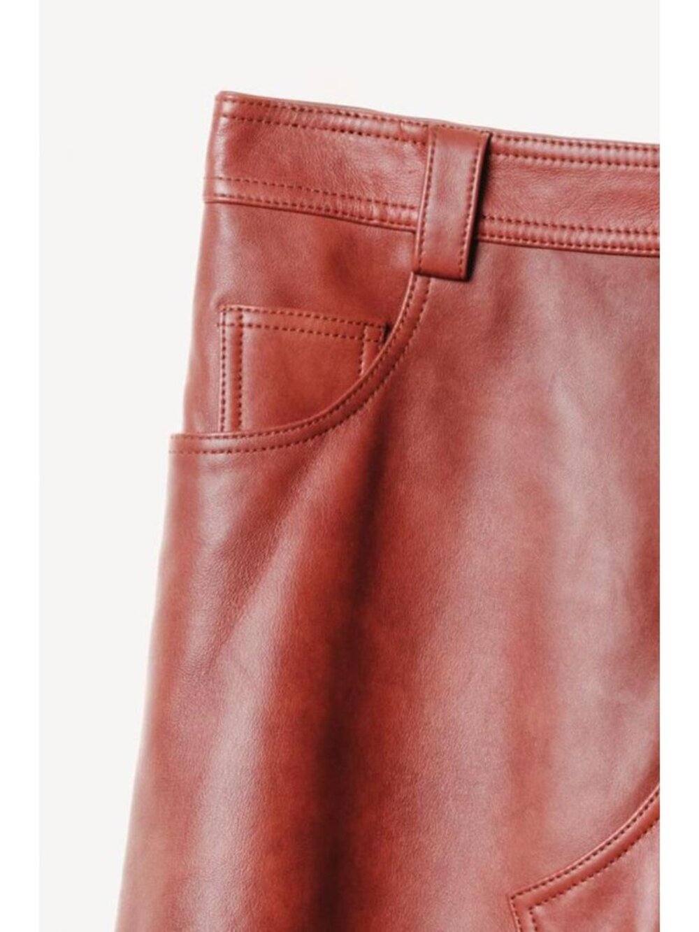 ZARA LEATHER MIDI SKIRT WILLY CHAVARRIA X ZARA - Picture 6 of 7